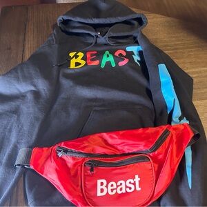 Mr Beast Hoodie & Bag Merchdrop